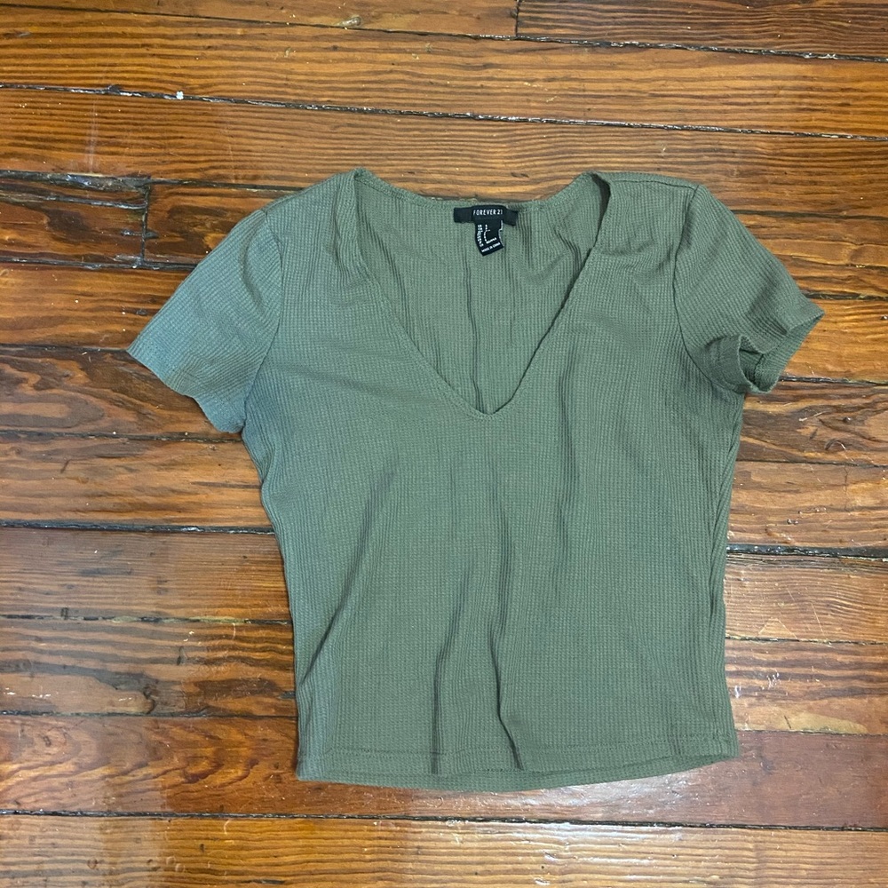 Ribbed T-shirt
